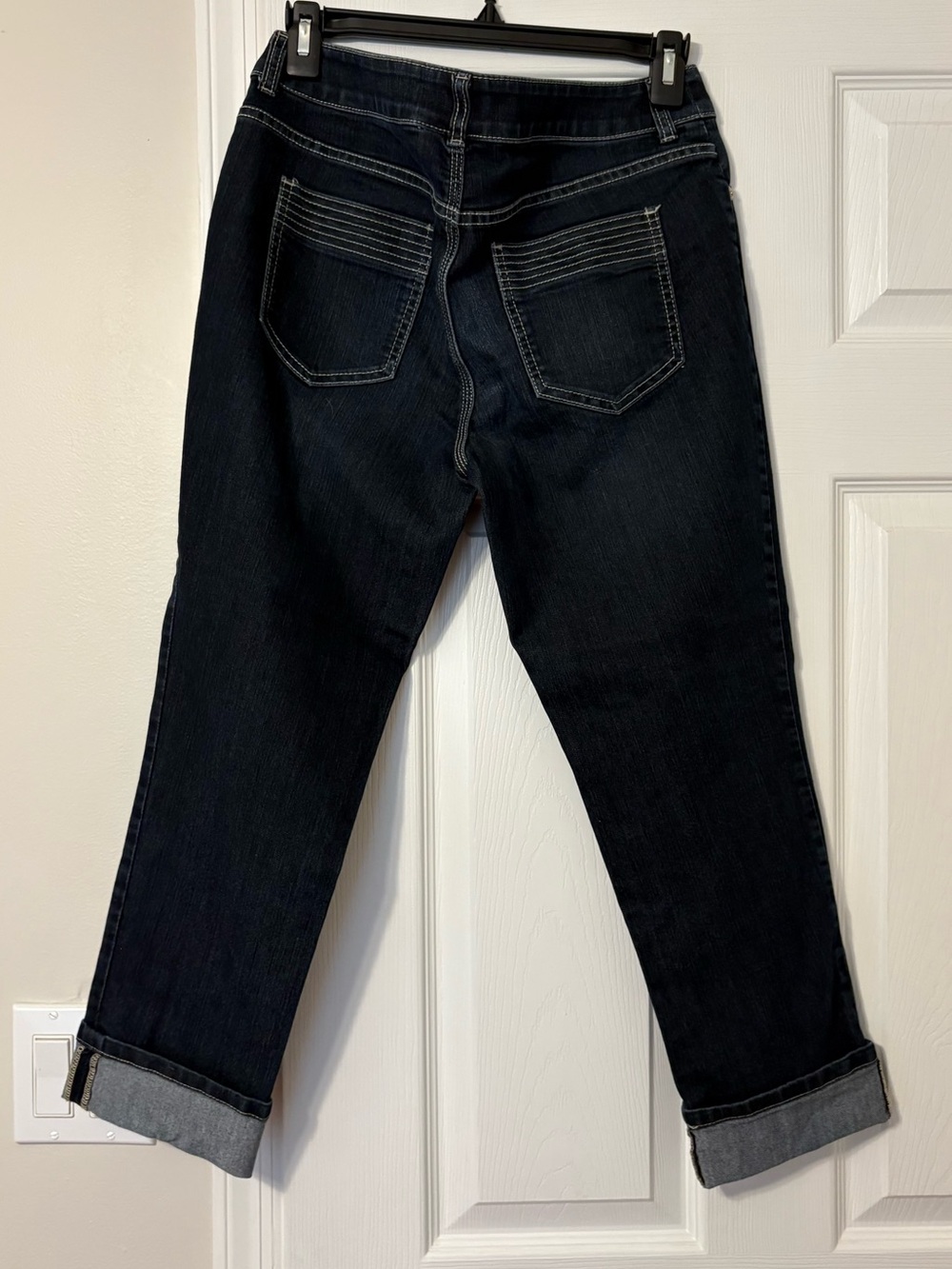 Chico’s Platinum Denim Women’s Dark Blue Jeans - Picture 2 of 5